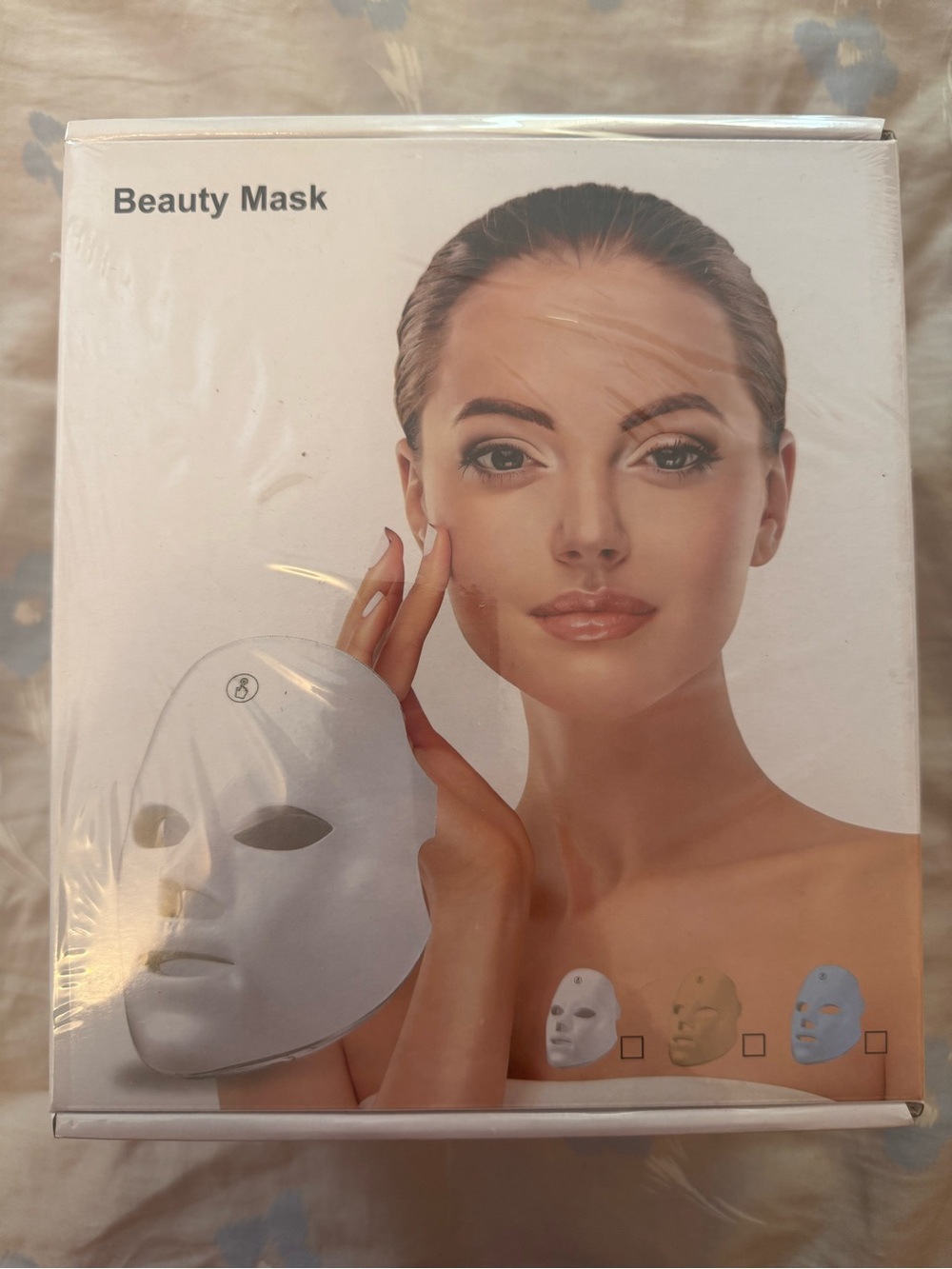 LED Face Mask for Women - White